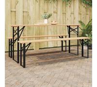 Genérico Pierna de Mesa de Cerveza 2 pcs Negro 39 x 3 x 75 cm,Mobiliario,Accesorios para mesas,Patas para mesas-42001776