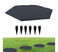 Generico Pierres de Jardin - 39,1 Cm Décor De Sol pour Aménagement Paysager - Lot De Dalles De Jardin avec Piquets pour Chemins Terrasse Piscine AIRE De Jeux Extérieur
