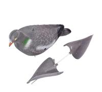 Genérico Pigeon Flying Pigoy | Señión En Forma De con Alas Realistas | Accesorios De Caza De Decoración De Jardín para Campos De Ensilaje De Maíz De Rastrojo De Trigo Animal Al Aire Libre con Viento