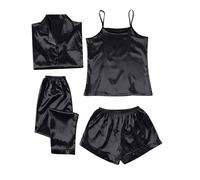 Genérico Pijama De Mujer,Conjuntos De Pijama para Mujer Ropa De Dormir Suave Y CóModa Ropa De Estar En Casa Ropa De Dormir Relajante para Mujer Conjunto Acogedor De Dos Piezas