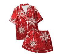 Genérico Pijama De Mujer Otoño - Conjunto De Pijama De Satén De Seda para Mujer 3 Piezas Lencería De Encaje Floral Ropa De Dormir con Bata Características