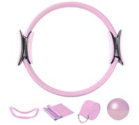 Genérico Pilates Kit for Women - Home Pilates Set with Ring, 9.8" Ball, Resistance Bands, Circle, Accessories and Mat, for Core Training and Hip Shaping, Beginners Full Body Toning Workouts