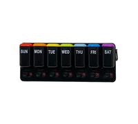 Genérico Pill Organizer, Seven Day Container, Portable Medicine Dispenser, Supplement Storage Case, Travel Medication Holder, Daily Wellness Planner, Compact Pocket Accessory 172 Char