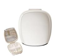 Genérico Pill Organizer, Weekly Storage Box, Labeled Compartments, Sealed Travel Friendly Design with Compact Storage Case for Adult, Seniors, Jewelrys, Supplements, Home, White Color