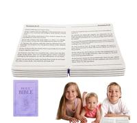 Genérico Pillow Biblia - Cojín de apoyo para la espalda, peluche en forma de libro, diseño decorativo suave | Leer estudio Relax Salon Siesta Adultos Dormitorio Salón Iglesia Oficina Biblia Esquina