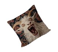 Genérico Pillow Covers - 18x18in Funny Screaming Goat Cushion Cover | Soft Durable Decorative Throw Pillowcase Washable Fabric Home Decor for Bedroom Couch Sofa Chair Bed Car Office Dorm