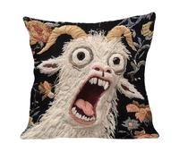 Genérico Pillow Covers - Screaming Goat Soft Protector Case, 17.72x17.72 Inches Pillow Protector, For Couch Living Room Sofa Dorm Party Gathering Home Decor | Decorative Pillowcase Accessories