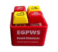 Genérico Pilot And Crew Alert Keychain EGPWS Warning Sound Simulator, Airplane Emergency Alert Keychains for Aviation Fans,Warning Sound Simulator With LED Light For Aviation Fans Handbag (B737)