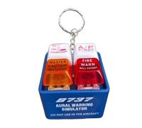 Genérico Pilot and Crew Alert Keychain Egpws Warning Sound Simulator, Llavero Alerta Piloto, Llavero Alarma Fuerte, Llavero Reutilizable Bolsa Simulador Brillante Con Linterna Para Al Aire Libre