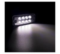Genérico Piloto Posterior 4 Uds 12V 24V luz LED posición lateral lámpara señal giro para camión remolque caravana sellado impermeable liquidación Faros Traseros(BLANCO)