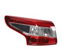Genérico Piloto posterior Luces Traseras Para Nissan Para Qashqai MK2 J11 (2014-2016) Luz Trasera Exterior (montada En La Aleta) Impermeable Con Función De Freno 12 V Recambio faro trasero(Izquierda)