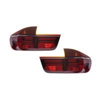 Genérico Piloto trasero coche Para X5 E70 2007-2013 | Juego completo de luces traseras LED, posición/freno/intermitente/retroceso, 4 piezas, plug-and-play(4PCS Red)