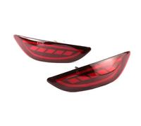 Genérico Piloto Trasero Para Hyundai Para Accent, Para Verna, Para Solaris Para Brio 2008-2015 Luces De Freno, Intermitentes Y De Circulación Diurna Traseras Conjunto Luces(Color 1)