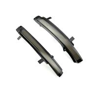 Genérico Pilotogiro 2Piezas Para Skoda Para Octavia 2009-2013 Para SUPERB 2008-2014 Luz LED Dinámica Señal Giro Intermitente Espejo señalluz(Blue and yellow)