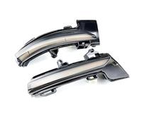 Genérico Pilotogiro Para Skoda Para Octavia Para Mk3 A7 5E 2013-2019 Espejo Retrovisor Intermitente LED Luz Señal Giro Dinámica señalluz(Blue and yellow)