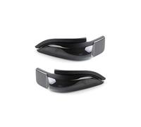 Genérico Pilotogiro Para Toyota Para Yaris Para Camry Para Prius Para Etios Para Corolla Lámpara LED Espejo Retrovisor Ámbar Luces Señal Giro Dinámicas señalluz(Smoked Normal Amber)