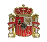 Genérico Pin del Escudo Constitucional de España, Aleación Metálica, para Uniforme Ceremonial y Colección
