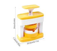 Genérico Pin Press - Handheld Medallion Crafting Set, Personalized Symbol Assembly Unit with Smooth Lever, Metal Component Supplies, Ideal for Workplace Branding Kids Activity