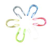 Generico Pince-Nez De Natation | Silicona Étanche Antidérapante 6 Pieces, Pince-Nez Polyvalent - Adultes Débutants Surf Plongée Sports Aquatiques Activités Piscinas