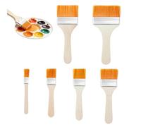 Genérico Pincel - 6 Marcadores Planos de Dibujo,Brochas De Pintura | Para Colorear, Paredes, Hogares, Terrazas, Armarios, Exteriores E Interiores, Arte Y Manualidades