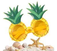 Genérico Pineapple Sunglasses, Tropical Eyewear, 6.3 inches, Fun Fashion, Pineapple Glasses for Adults Kids Photo Booth Birthday Travel Beach Vacation Stage Holiday Costumes, Summer Pool Party