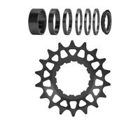 Genérico Piñón Cadena - 16T/18T Accesorio Cambio Rueda Dentada - Piñón Delantero Fijo,para Bicicletas, Ciclismo Urbano, Calle, Exterior, Montaña, Carretera, Principiantes, Adultos, Niños y Jóvenes