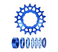 Genérico Piñón Cadena Adaptador Bandeja 16 Dientes y 18 Dientes | Piñón Bicicleta Para Adultos Y Principiantes Jóvenes MTB Carretera Bicicleta Ciudad Ciclismo Urbano Al Aire Libre Calle