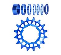 Genérico Piñón Fixed Gear - 16T/18T Piñón Libre de Recambio,Corona de Rueda Trasera,para Ciclismo De Exterior En Ciudad, Calle, Montaña Y Carretera, para Adultos, Principiantes Y