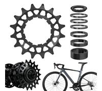 Generico Piñón para cadena, rueda libre modificable 16T/18T, piñón para bicicleta - para ciudad, carretera, uso al aire libre, montaña, ciclismo en carretera, principiantes, adultos, niños y jóvenes