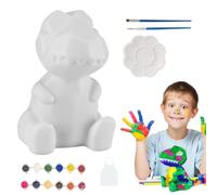 Genérico Pinta tu propio kit de lámpara,Pinta tu propio kit de lámpara para niños | Juego de manualidades con de dinosaurio | Suministros de arte para dibujar para adolescentes mayores de 4 años, d
