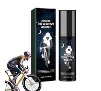 Genérico Pintura en aerosol reflectante - Spray de ropa de ciclismo nocturno al aire libre | Pintura de tela luminosa de larga duración |, solo visible en la oscuridad | Ideal para arte, artesanía