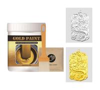 Genérico Pintura Oro | 300g Acuarela Líquida A Base De Agua | Pintura Metálica Oro Líquido a Base de Agua,para la Puerta de la Ventana Muebles Herrajes Joyería Madera Tela
