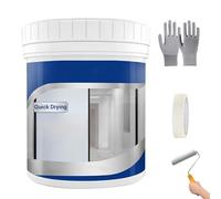 Genérico Pintura Para Vidrio Esmerilado, A Base De Agua Y De Secado RáPido, Ideal Para BañOs, Cocinas Y Oficinas (500g)