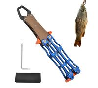 Genérico Pinza De Agarre para La | Equipo de Agarrador para | Agarrador Plegable para Peces | para Uso En Agua Salada Y Dulce, Hielo, Bagre, Surf, Bote Y Exterior