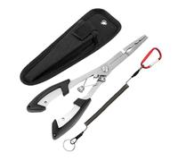 Genérico Pinzas de en Agua Salada | Multifunción en Acero Inoxidable,Pinzas de Larga para Extraer Anzuelos,para Corte en de Bagre, Uso en Embarcaciones, Río,