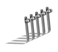 Genérico Pinzas de Resorte,Juego de 5 Abrazaderas de Posicionamiento en Forma de V,Clips de Resorte para Bastones de Esquí | para Acampar, Toldos Exteriores, Embarcaciones, Tubos y Toldos