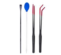 Genérico Pinzas para Alimentación De Reptiles, Pinza Alimentación Serpientes, Herramienta para Alimentar con Punta De Goma, Accesorios para Terrario para Dragón Barbudo, Leopardo, Serpiente