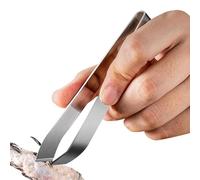 Genérico Pinzas para Espinas De Pescado De Acero Inoxidable: Herramienta para Quitar Espinas De Pescado, para Quitar Huesos Y Escamas, Diseño De Plana E Inclinada | Herramienta De Espina De PE