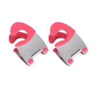 Genérico Pinzas para Olla de Acero Inoxidable Soporte de Goma Antiescaldaduras, 2 Piezas, Adecuado para Utensilios de Cocina y Espátulas Cocina