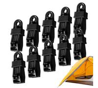 Genérico Pinzas para Tela de Sombra,Abrazaderas Ajustables Antiviento | Sujetador para Cuerdas de y Toldos de Piscina - para de Piscina Toldo Tienda Red de Sombra Picnic Exteriores