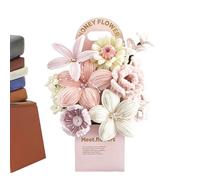 Genérico Pipe Cleaner Flower Kit - DIY Bendable Twisting Stick For Floral Art | Colorful Chenille Stems with Flexible Wire Internal & Plush Petal Wrap For, Art Class, and DIY Boutique