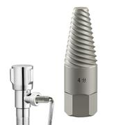 Genérico Pipe Remover Tool, Screw Extractor, Valve Removal Kit 2.56 Inches, Anti-Slip Grip Design, Sturdy Metal Construction, for Shower Faucet and Angle Repair, Multi-Purpose Design