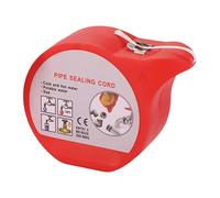 Generico Pipe Repair Tape, Anti Leak Pipe Sealing Cord, 5000x8000cm High Temperature Tube Thread Sealant, Red and White Reusable Cotton Plug Cord for Water Hoses