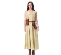 Genérico Pirate Costume Women Falda Pirata Ropa Medieval Mujer Blusa Disfraz De Disfraces Piratas Vestidos Medievales Estilo Renacentista Blanca Vestido Blanco Carnaval Playa Volantes Abullonados