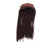 Genérico Pirate Wig Realistic Hairpiece With Breathable Headband For Halloween Cosplay Party And Role Play Accessory