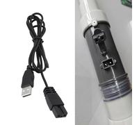 Genérico Piscina Aspirador de piscina Cable de carga USB compatible con Best-way on de spa Lay Z Spa Long 1.2m para la línea USB de reemplazo de la aspiradora portátil submarina (tipo A)