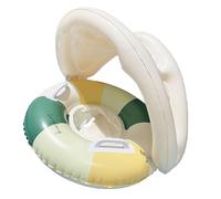 Generico Piscina flotante - Sun Protection Swimming Pool Float Ring with Removable Canopy | Inflatable Safety Seat Swim Ring with Foldable Sunshade | Ideal for Beach, Garden, Backyard & Wading Sports