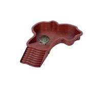 Genérico Piscina Tortuga Terrestre Alimentador, Plato de agua Cuenca para Tortuga de Piscina con Rampa, Cuenco de agua para Reptiles con Escalera, Cuenca de Ducha para Terraza