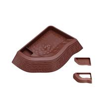 Genérico Piscina Tortuga Terrestre Alimentador, Plato de agua para Tortuga de Piscina con Rampa, Cuenco de agua para Reptiles con Escala, para Lagartos y Gecko,Tortugas (A)