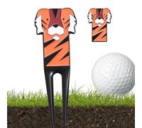 Genérico Pitch Mark - Golf Divot /, Magnetic Ball Marker, Green Tool Accessories with Fork Tine Golf Pitch Mark Repair Tool